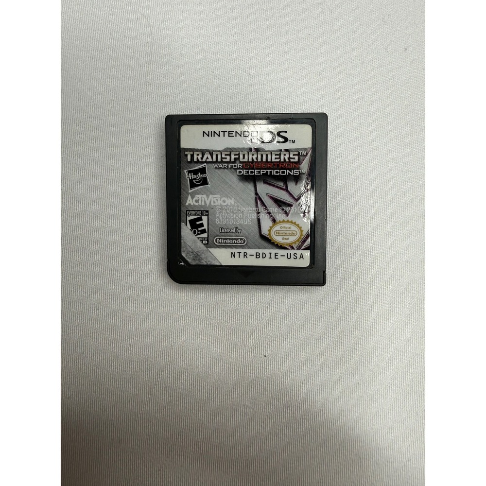 Transformers War for Cybertron Decepticons Nintendo DS Game